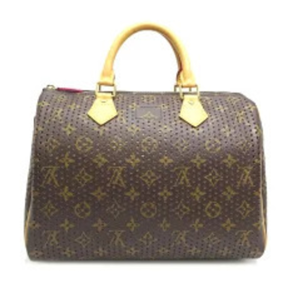 Louis Vuitton Handbag Perfo Monogram Speedy Fuchsia Pink